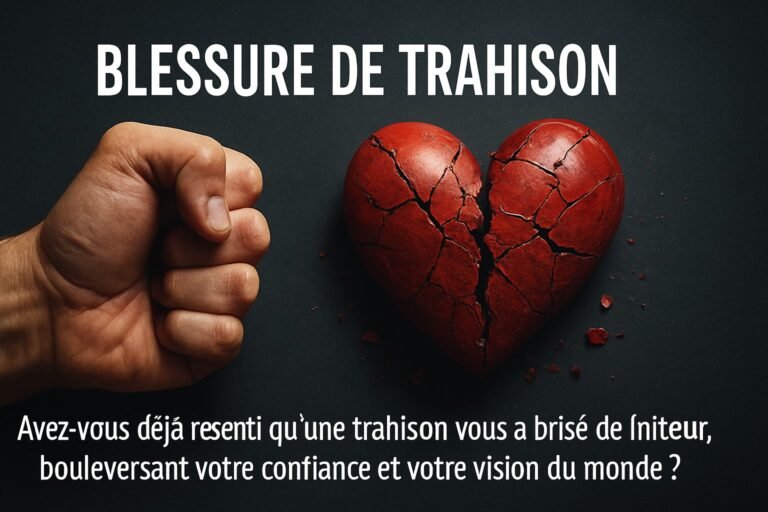 Blessure de trahison : comprendre et amorcer la guérison
